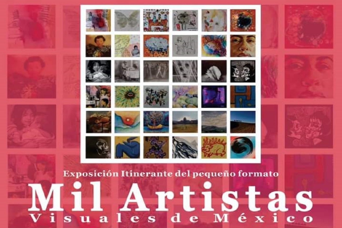 Artistas chiapanecos, 16 de ellos alumnos de la licenciatura en Artes Visuales de la Universidad de Ciencias y Artes de Chiapas (UNICACH), se sumaron a la exposición itinerante “Mil artistas visuales de México”.