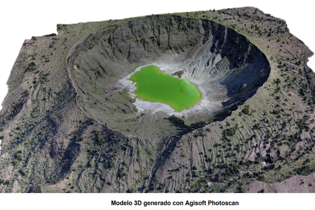 Crean en la UNICACH modelo digital del Volcán Chichón para análisis científico