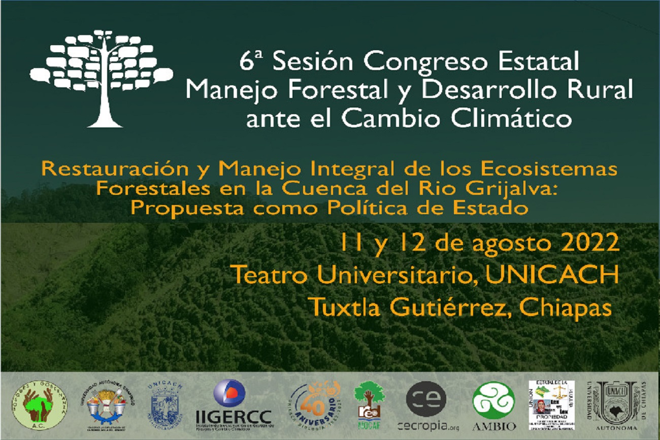 6a. Sesión del Congreso Estatal Manejo y Desarrollo Rural Ante el Cambio Climático