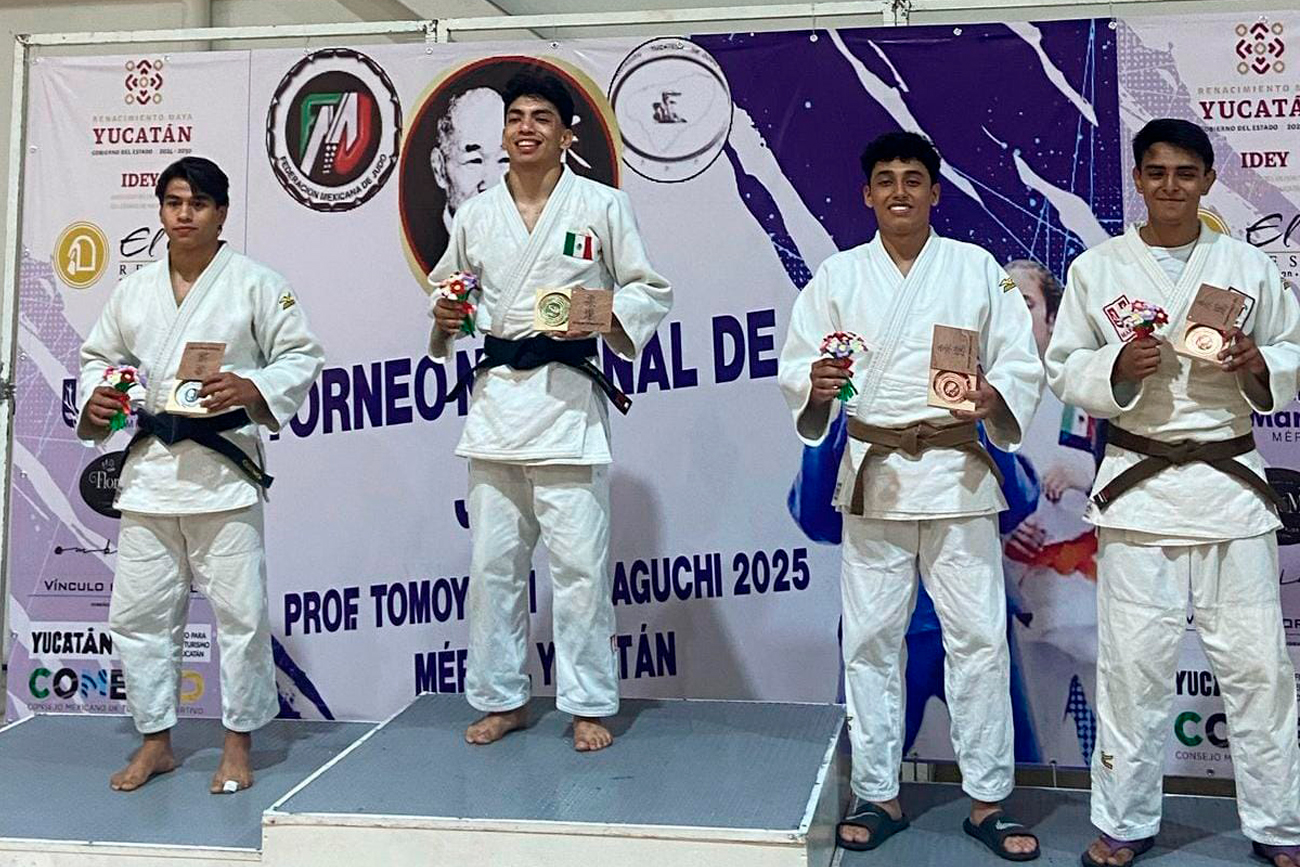 Judoca de UNICACH, Osman Daniel García, gana bronce en torneo nacional