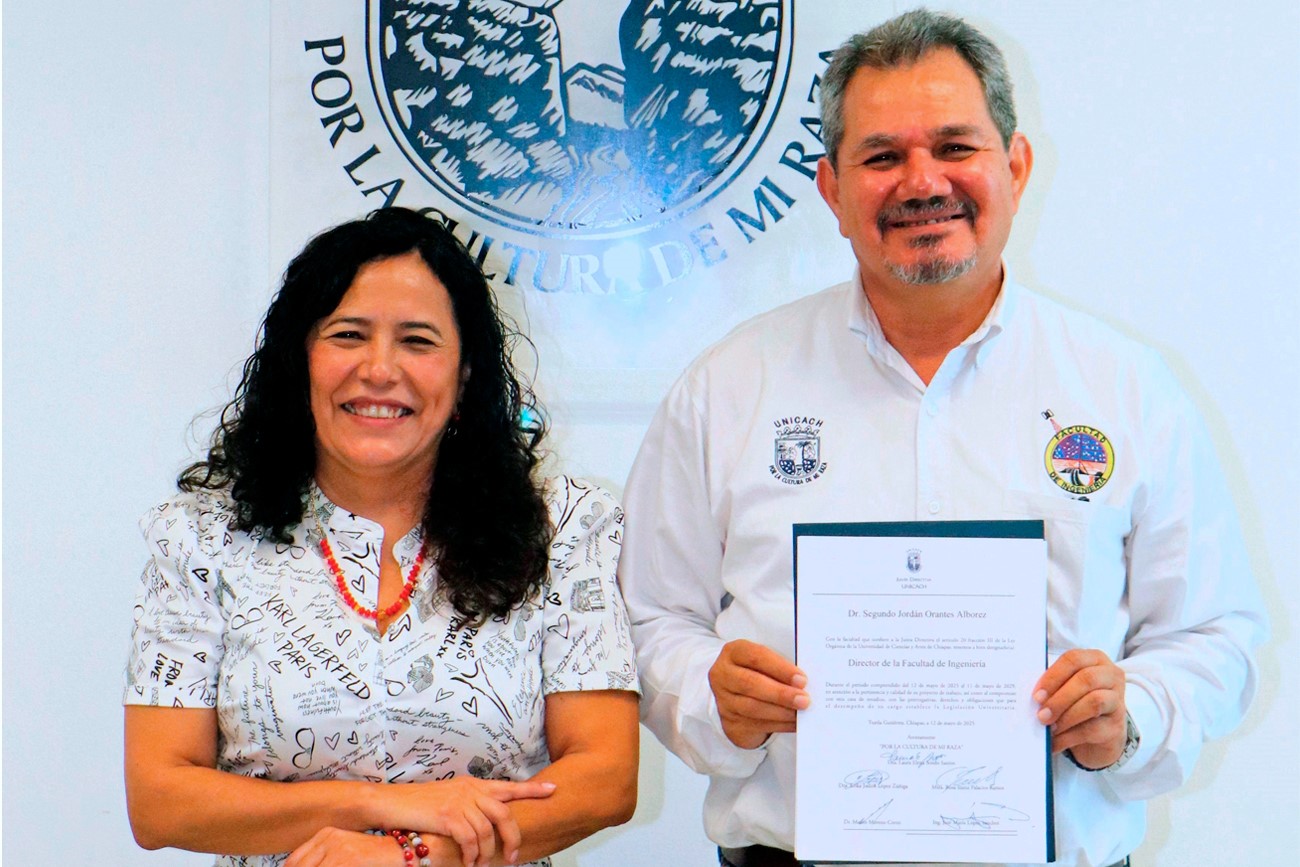 Segundo Jordán Orantes Alborez, nuevo director de la Facultad de Ingeniería