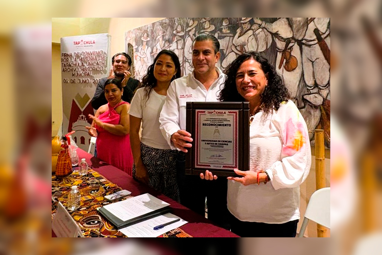 La UNICACH es reconocida por su labor en la conservación del patrimonio documental de Tapachula