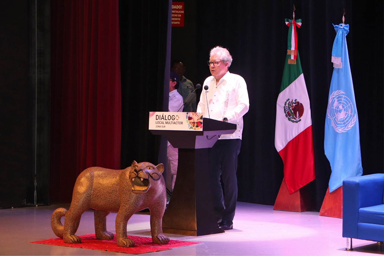 Estuvo presente el coordinador residente de la ONU en México, Peter Grohmann.