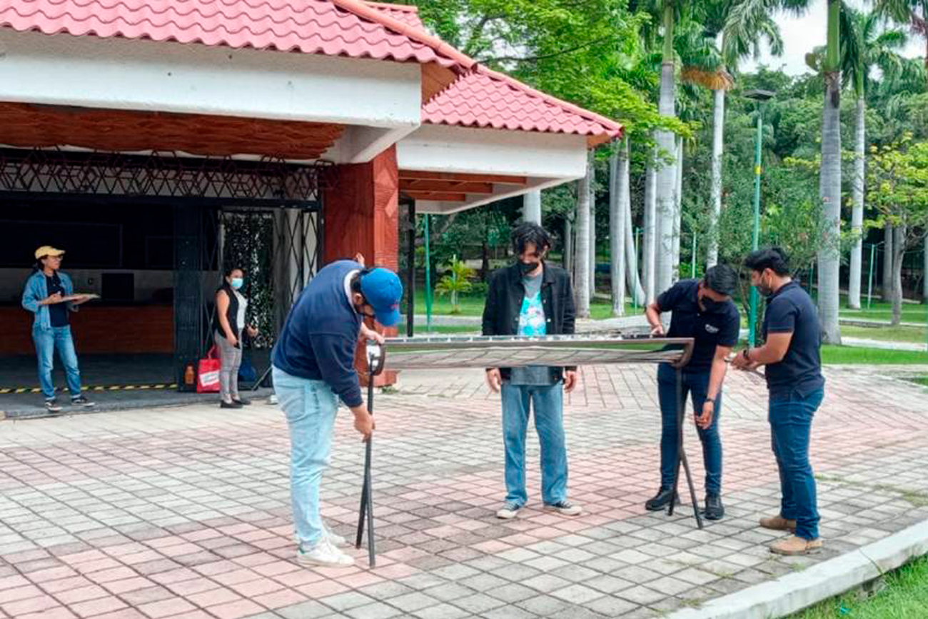 El Instituto investiga en el parque Joyyo Mayu, de Tuxtla Gutiérrez, las fuentes de energía y sus posibilidades de aprovechamiento.