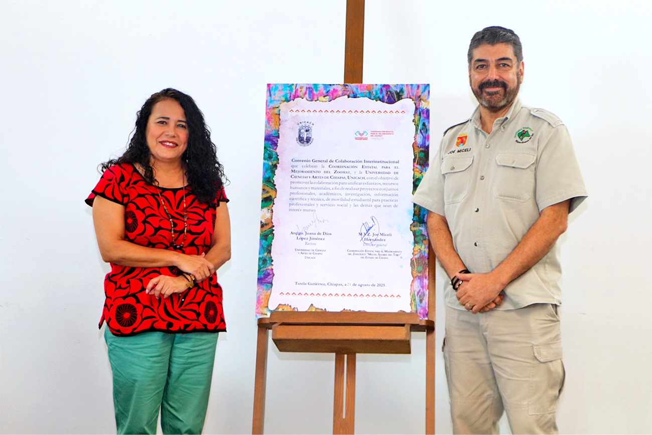 UNICACH y ZooMAT refuerzan alianza por la conservación en Chiapas