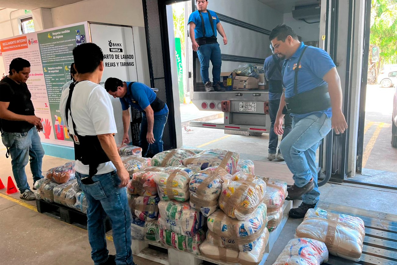 Banco de Alimentos del Centro de Chiapas (BAMX Tuxtla).