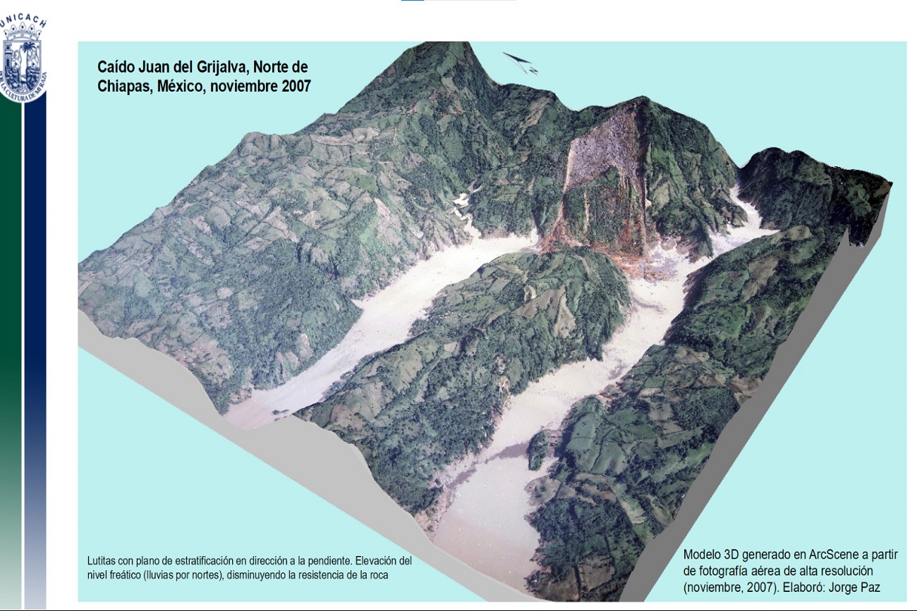 Detectan zonas geológicas vulnerables