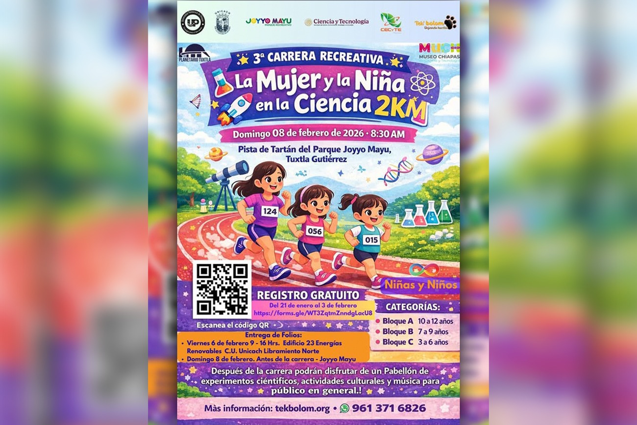 UNICACH y UP acercan la ciencia a las niñas