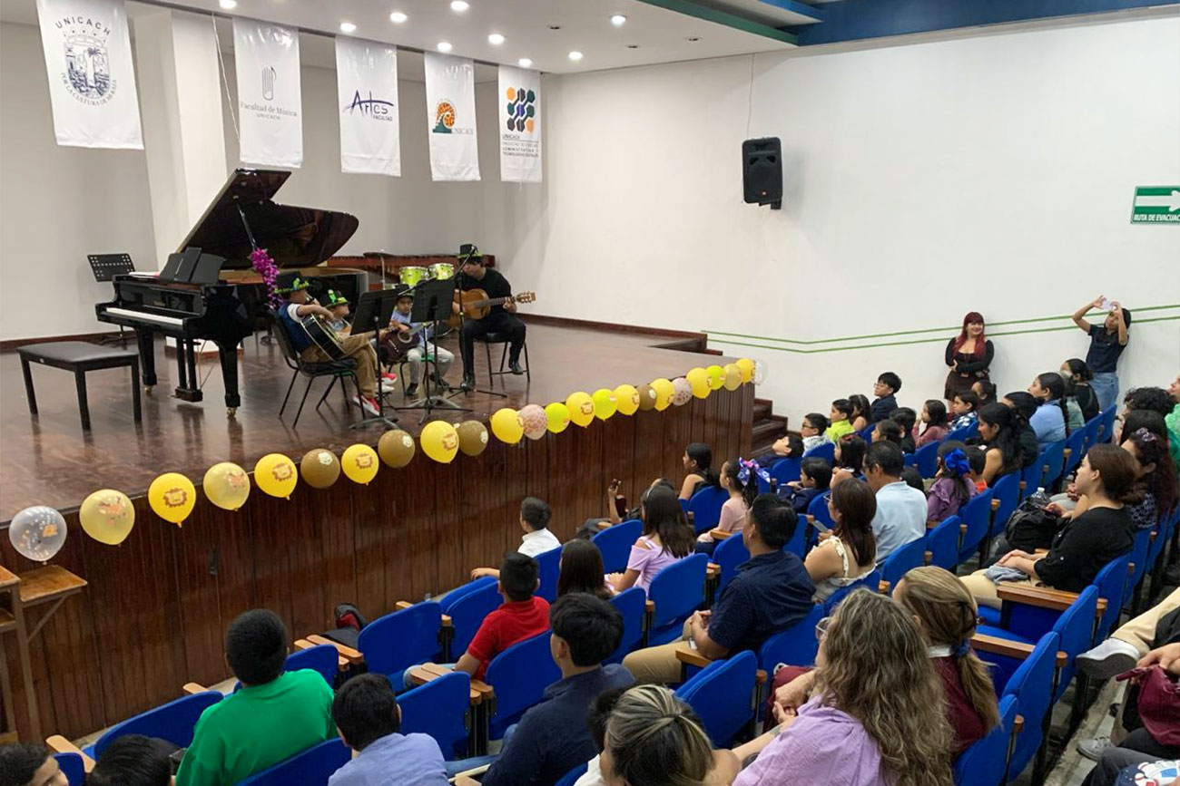 Fomenta UNICACH formación musical integral desde la infancia