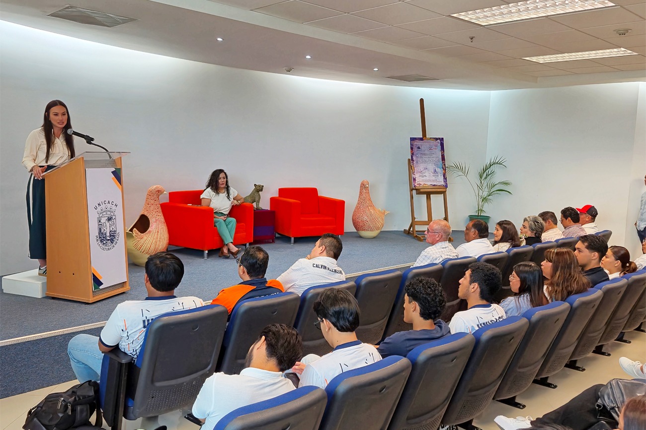 La titular del Indeporte reconoció la disposición de la UNICACH para concretar esta alianza, al señalar que más allá de un instrumento jurídico, representa la suma de esfuerzos y compromisos para fomentar una mayor conciencia social 