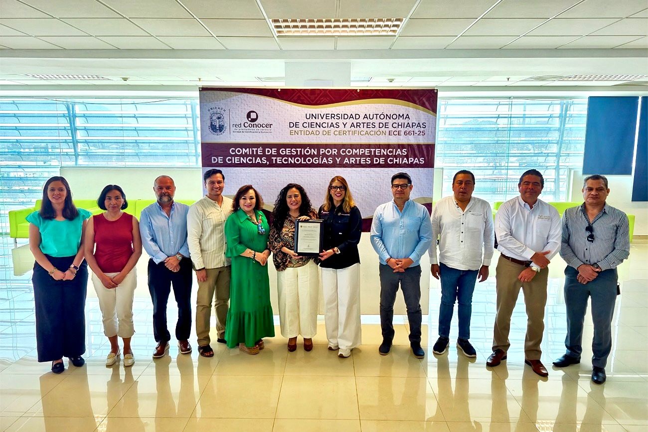 Asume rectora de UNICACH Fanny López Jiménez vicepresidencia del Comité de Gestión de Competencias de Ciencias, Tecnologías y Artes de Chiapas