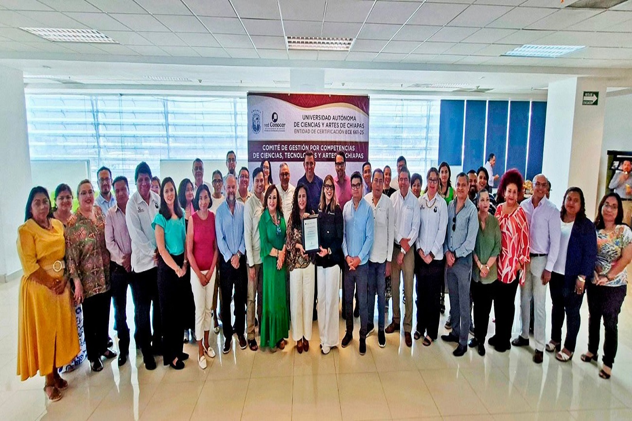 La directora general del CONOCER estuvo en Chiapas para la instalación de este ente que fortalecerá la certificación y el desarrollo del capital humano