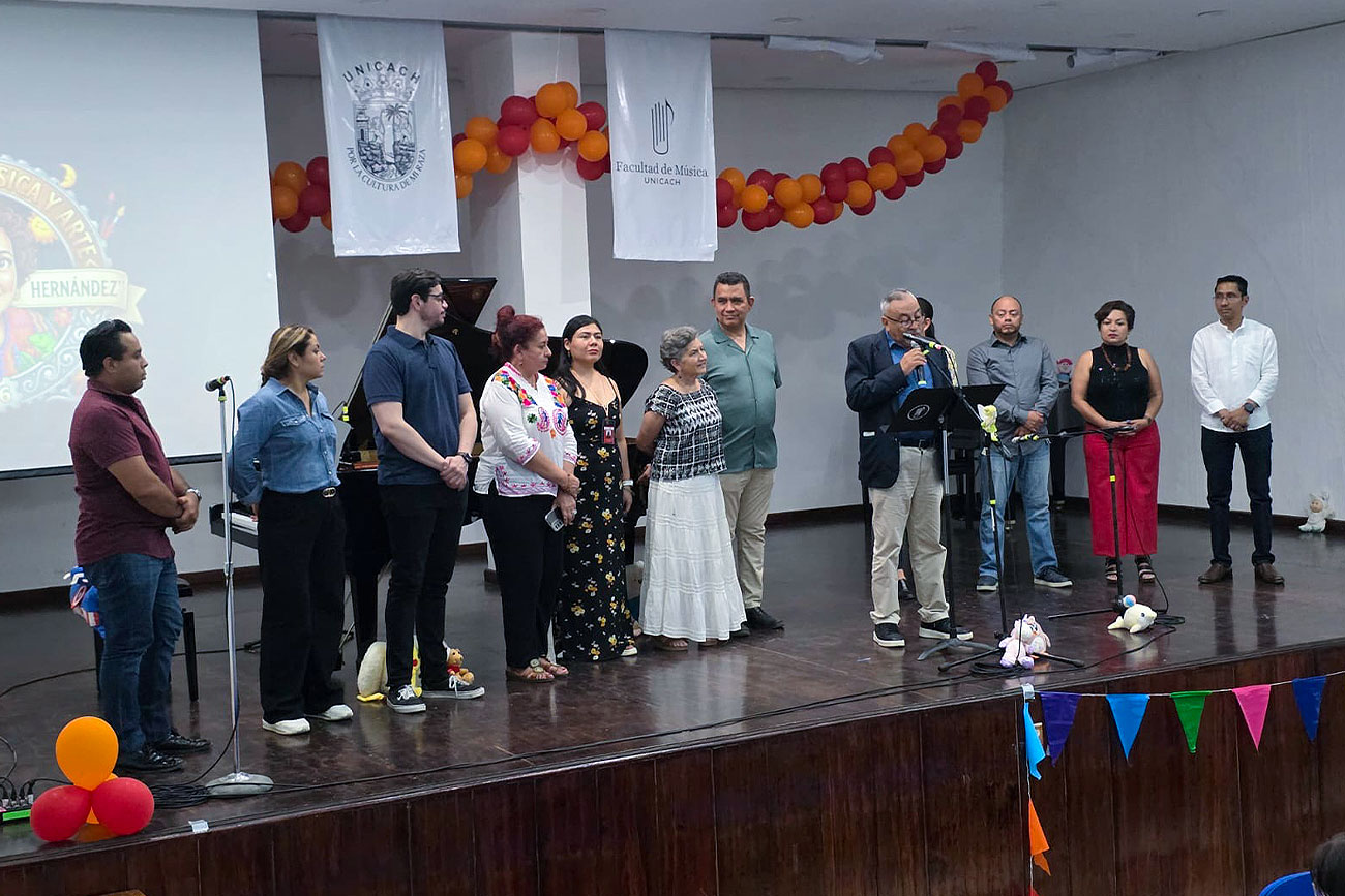 Maruca Hernández inaugura en la UNICACH festival dedicado a su trayectoria