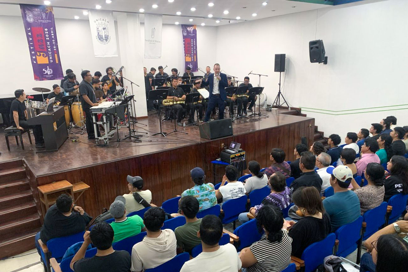 Inicia el Festival de Jazz UNICACH 2026