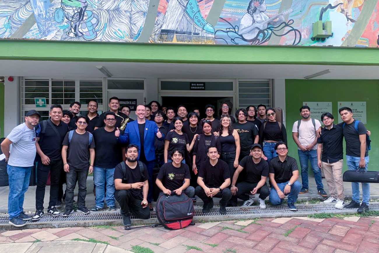 Big Band UNICACH demuestra talento y trabajo colectivo en examen abierto al público