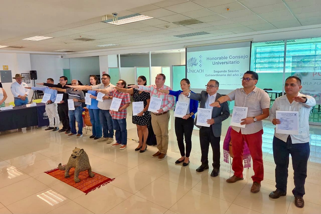 Instala UNICACH Consejo Universitario para el período 2026-2028
