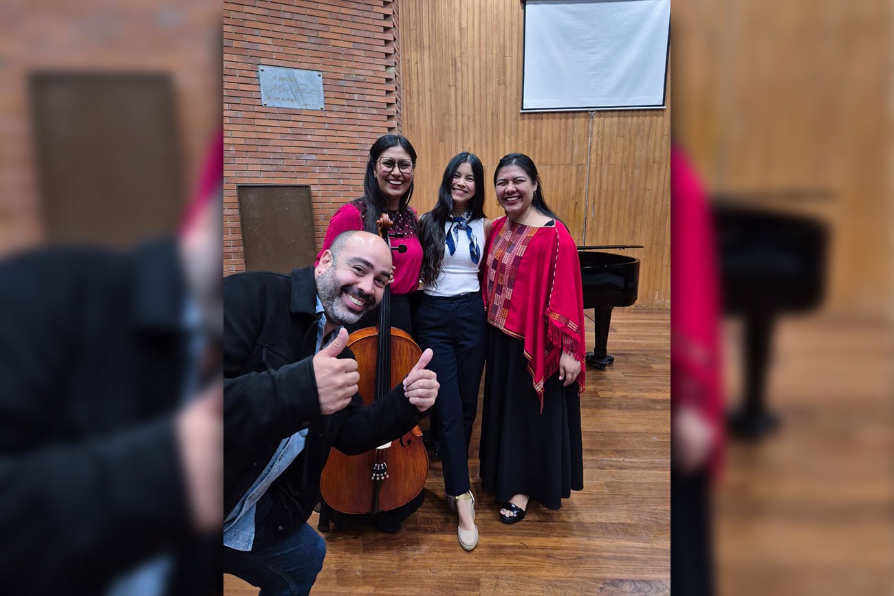 Docentes, estudiante y egresados de la UNICACH participan en festival internacional de Música en Colombia