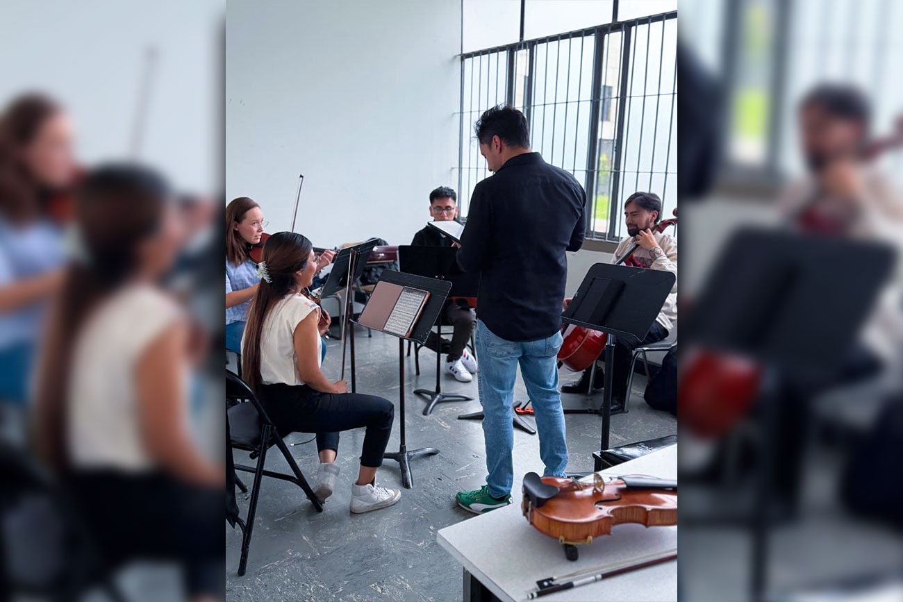 Docentes, estudiante y egresados de la UNICACH participan en festival internacional de Música en Colombia