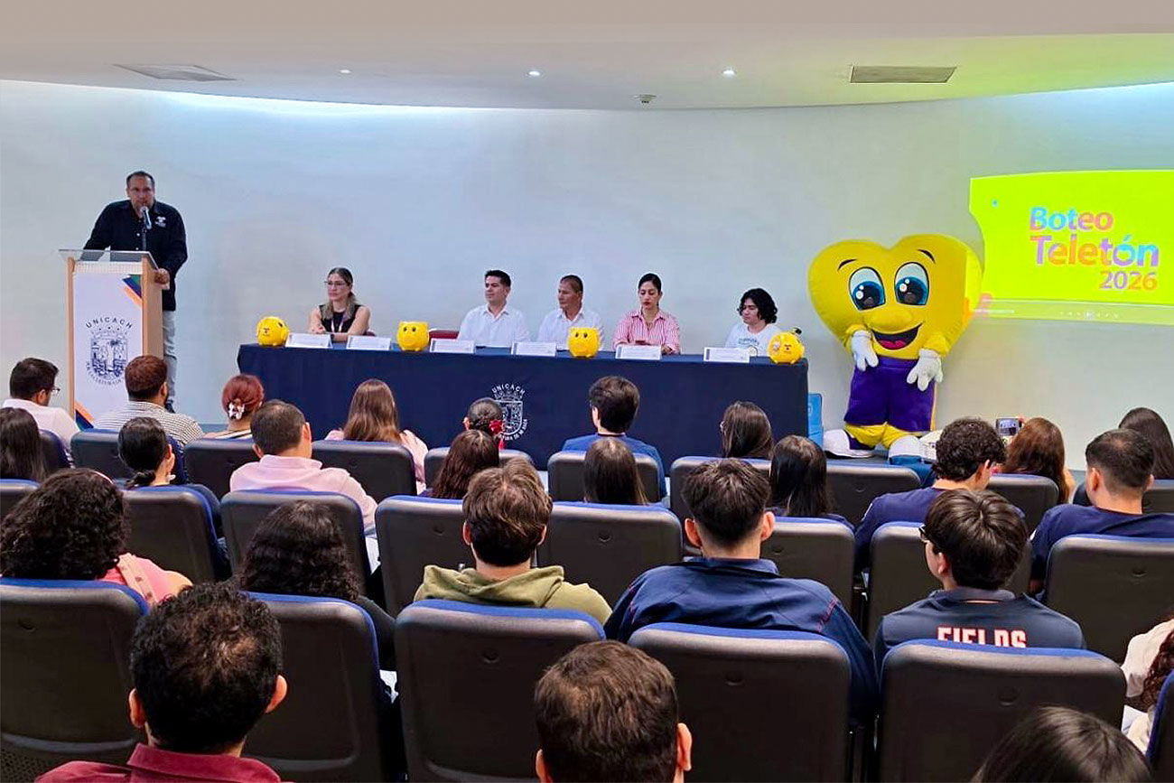 UNICACH moviliza a su comunidad en apoyo a la Colecta Anual Teletón 2026