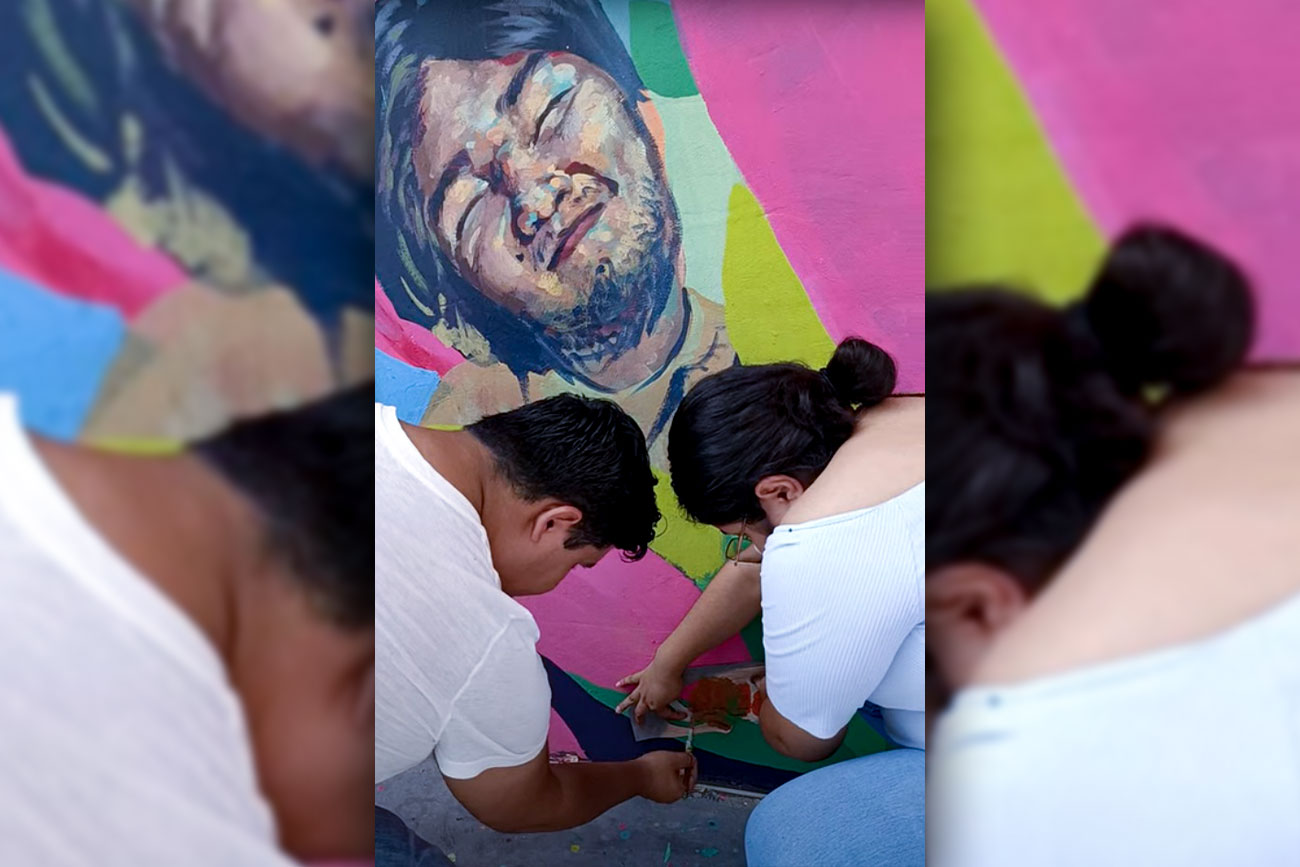 Color y transformación en nuevo mural del Parque de la Juventud