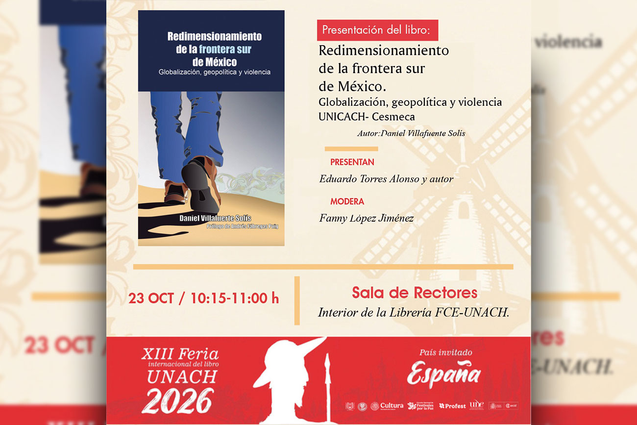 Busca UNICACH nuevos lectores para su producción editorial en la 13.ª Feria Internacional del Libro UNACH