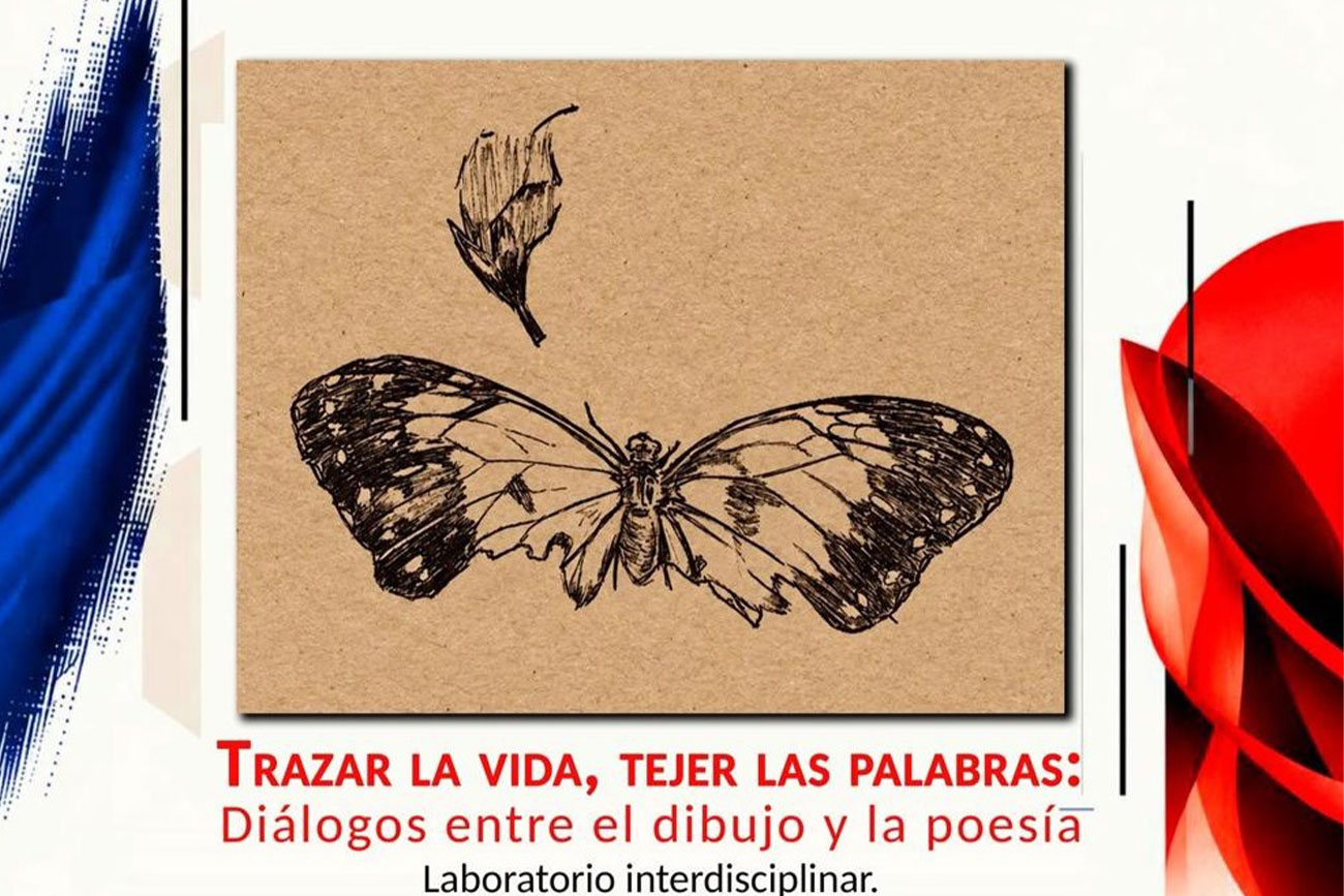 Trazar la vida, tejer palabras: un encuentro entre poesía y dibujo en la UNICACH